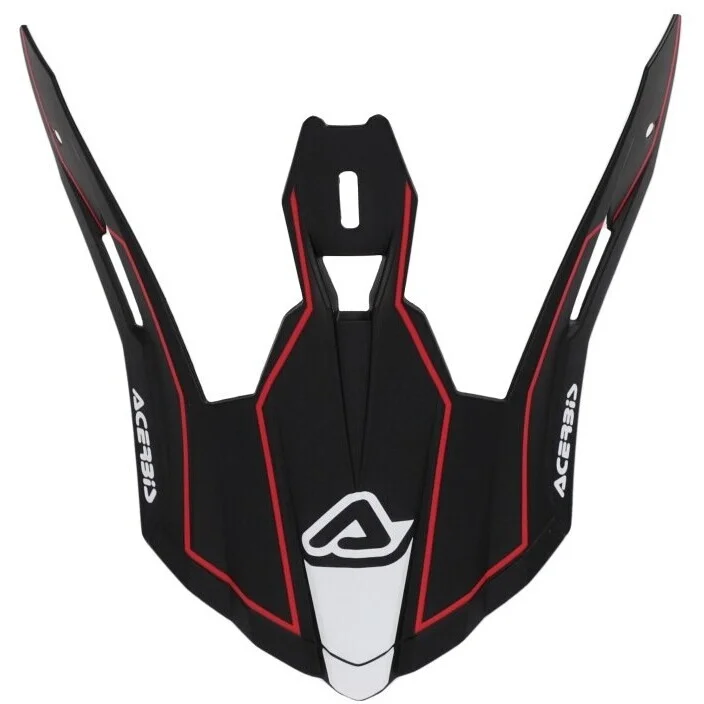 Acerbis Thesis for STEEL CARBON Helmet 2206 Black Red Solo Oggi