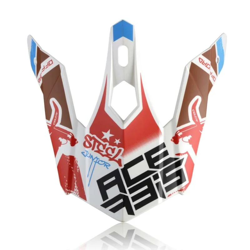 Promo Stagionale Acerbis Thesis for STEEL JUNIOR Helmet White Blue
