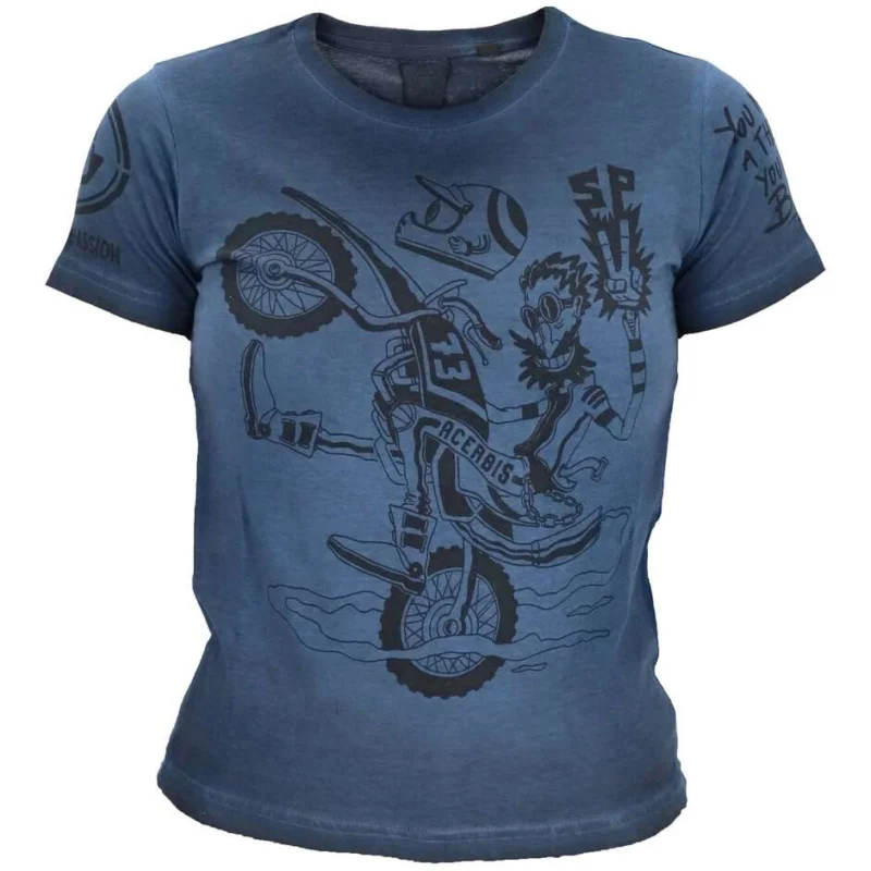 Ultimissimo Modello Acerbis T-SHIRT SP CLUB WHEELIE Royal Blue