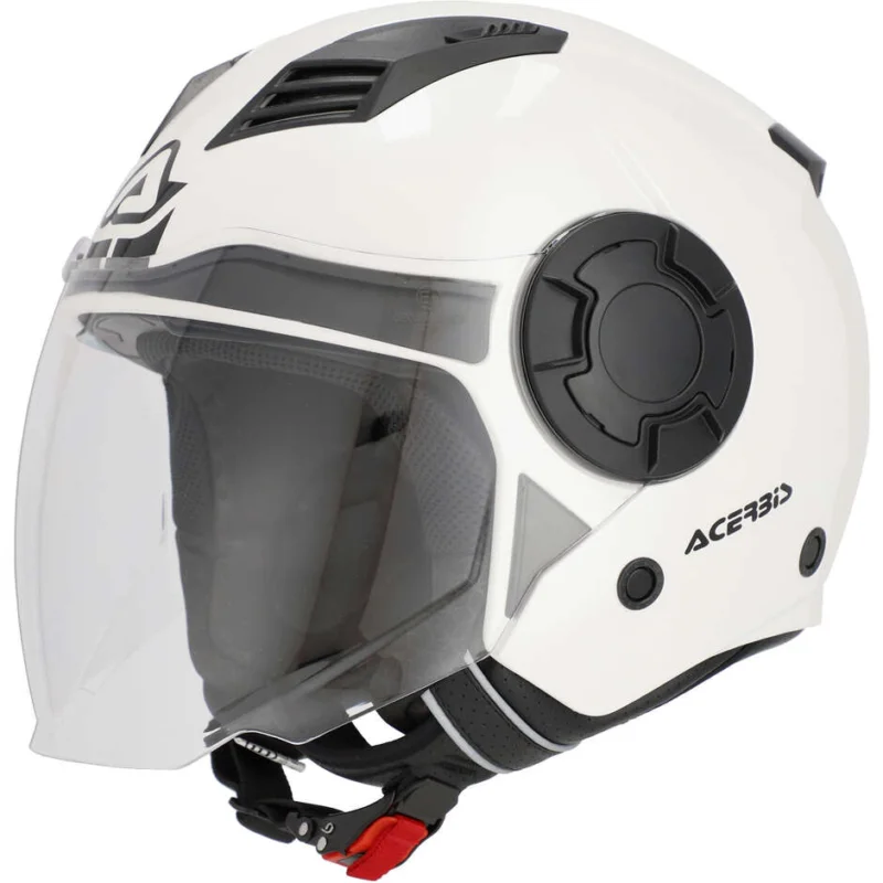 Acerbis VENTO 2206 Double Visor Jet Motorcycle Helmet White Pagamento Sicuro