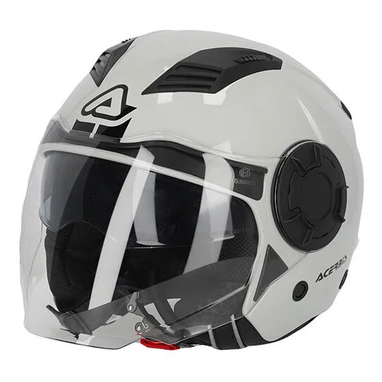 Ordina Subito Acerbis Vento 2206 Jet Motorcycle Helmet Double White Visor