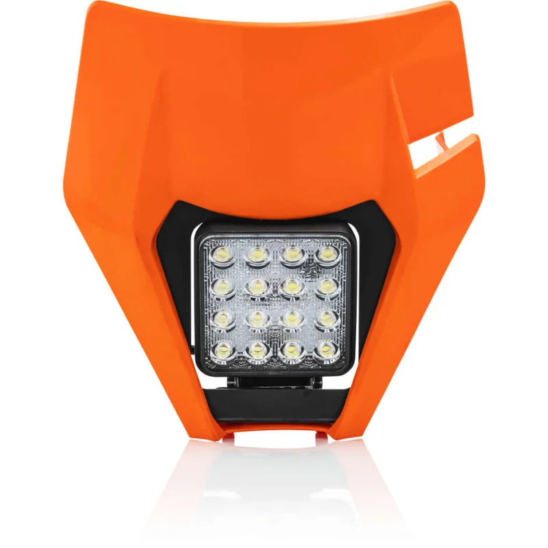 Reso Gratuito Acerbis VSL Headlight Mask for KTM Orange