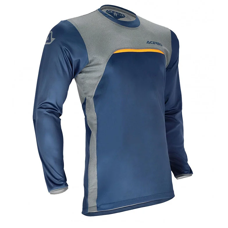 Acerbis X-Duro Blue Orange Cross Enduro motorcycle jersey Offerta