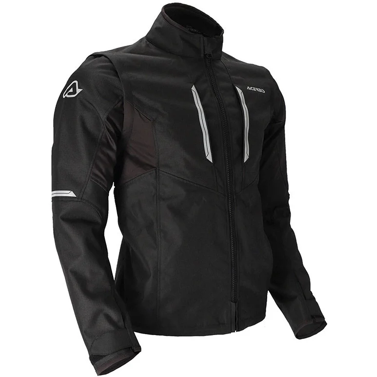 Acerbis X-Duro Removable Cross Enduro Motorcycle Jacket Black Offerta Speciale