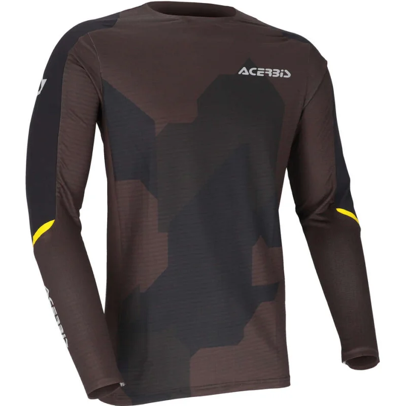 Ultime Pezzi Acerbis X-Duro Winter Black Yellow Cross Enduro Motorcycle Jersey