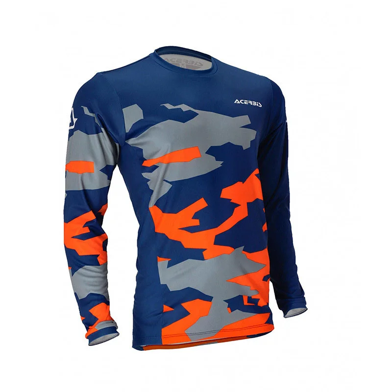 Acerbis X-Duro Winter Blue Orange Cross Enduro Motorcycle Jersey Solo Oggi