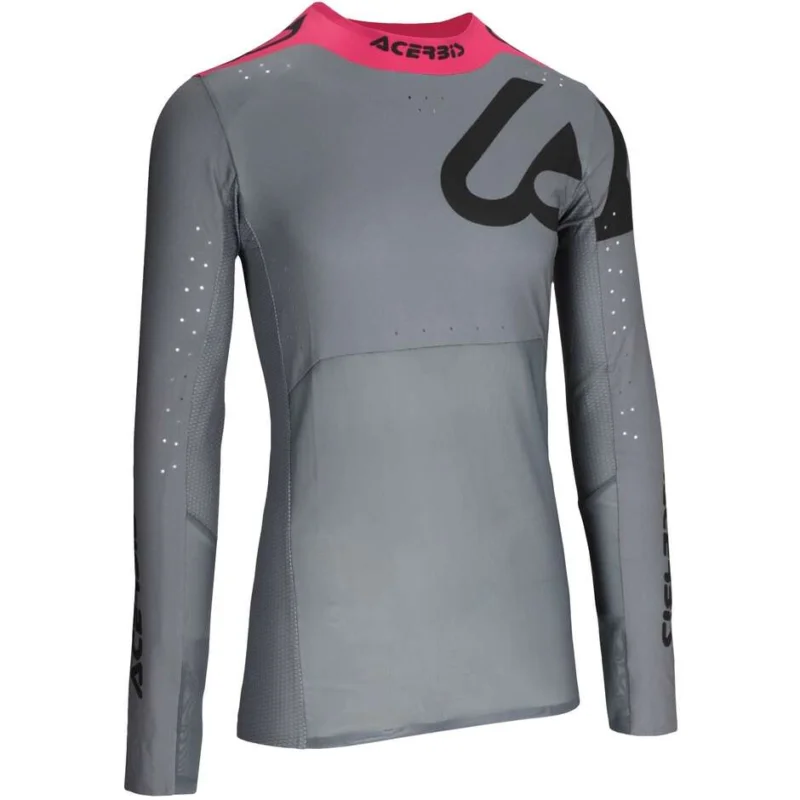 ACERBIS X-FLEX BLIZZARD 2.0 Motocross Enduro Jersey Grey Black Spedizione Espresso