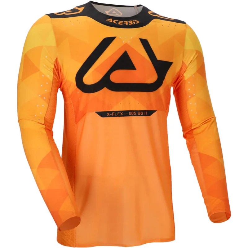 ACERBIS X-FLEX BLIZZARD 2.0 Motocross Enduro Jersey Orange Black Direttamente Dal Produttore