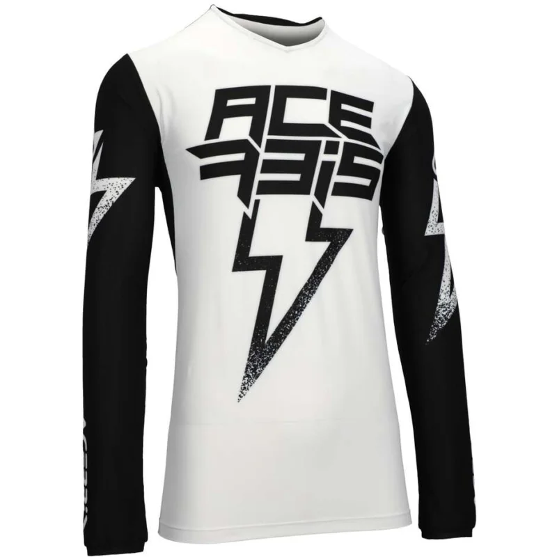 Offerta ACERBIS X-FLEX BLIZZARD Motocross Enduro Jersey White Black