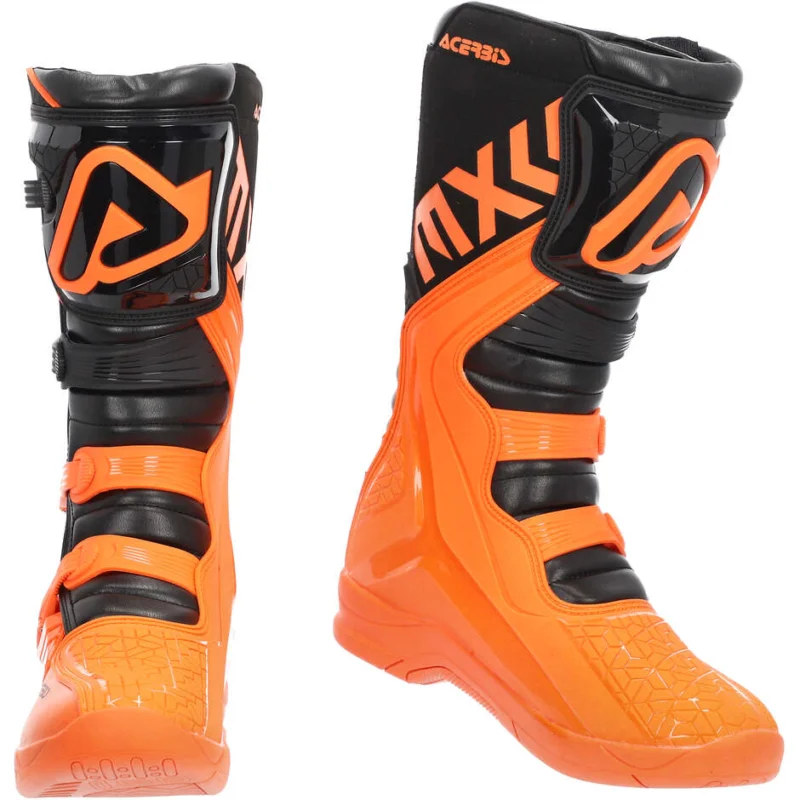 Acerbis X-TEAM Motocross Enduro Boots Orange Black Miglior Prezzo