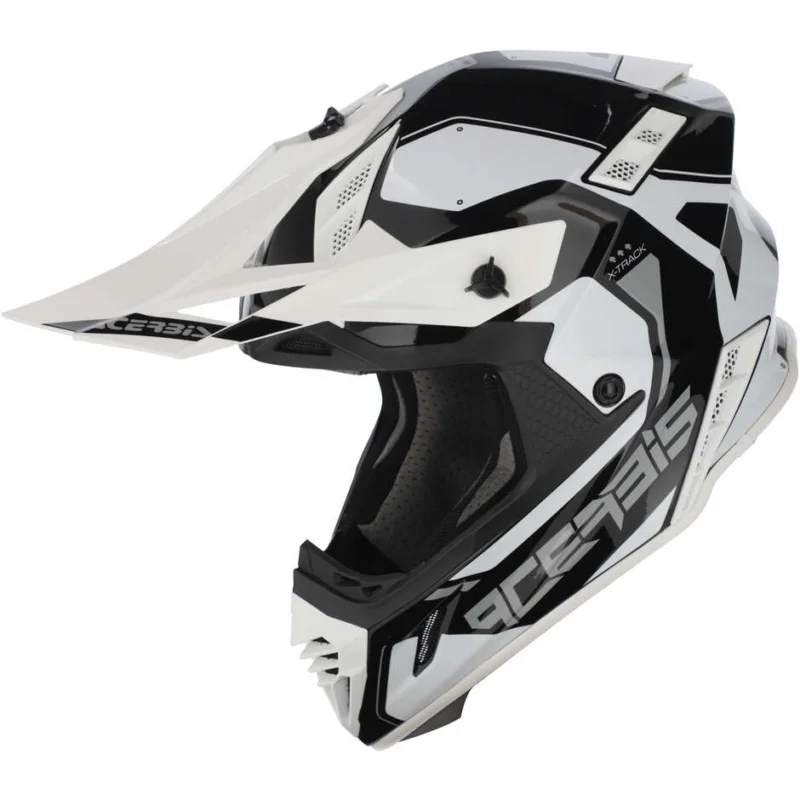 Prezzo Di Fabbrica Acerbis X-TRACK 2206 Black White Cross Motorcycle Helmet