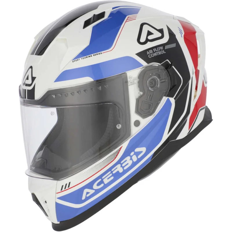 Prezzo Di Fabbrica ACERBIS X-WAY Full Face Motorcycle Helmet White Blue