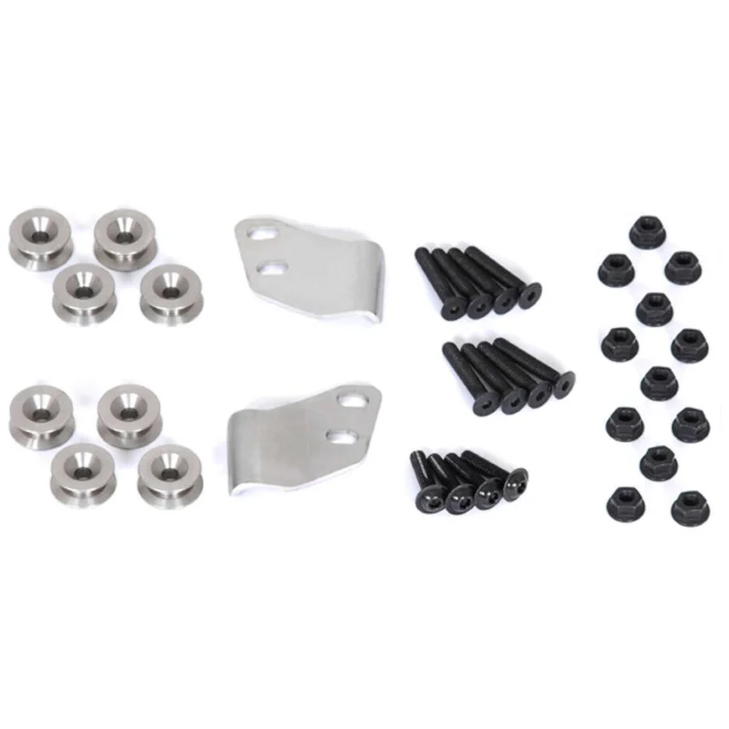 Ultime Pezzi Adapter Kit for Evo Side Carriers Silver Sw-Motech KFT.00.152.200 For 2 Cases
