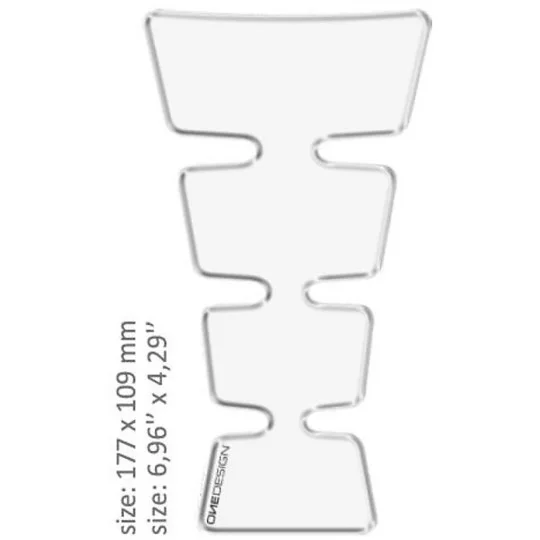 Adhesive Protection For Tank Print In Resin Transparent Model Pagamento Sicuro