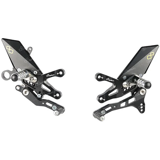 Adjustable Footboards LighTech FTRAP004W With Articulated Footrest Aprilia RSV4 / Tuono V4 Sconto