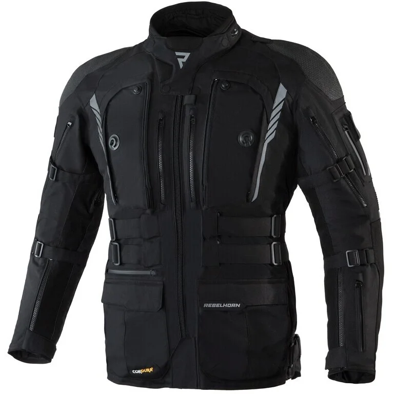 Offerta Adventure Rebelhorn PATROL Motorcycle Jacket Black