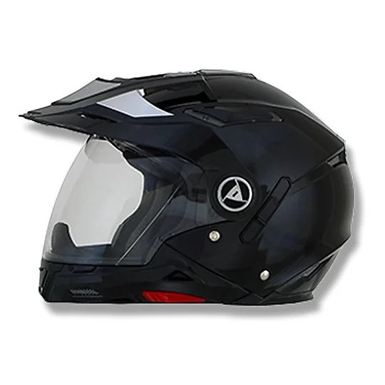 AFX FX-55 Black Solid Shock Moto Helmet Popolare