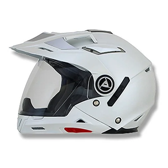 Scelto Dai Clienti AFX FX-55 Solid White Moto Helmet
