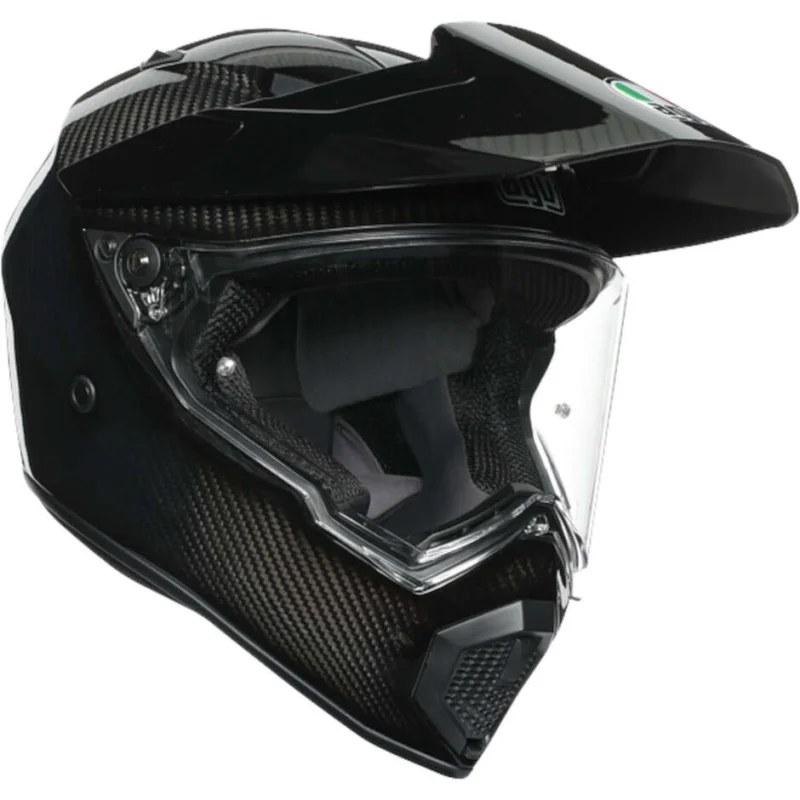 Pagamento Sicuro Agv AX9 MONO Full Face Motorcycle Helmet Glossy Carbon