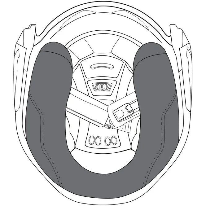AGV Cheek Pads for K5 JET Helmet Size XL Must-Have