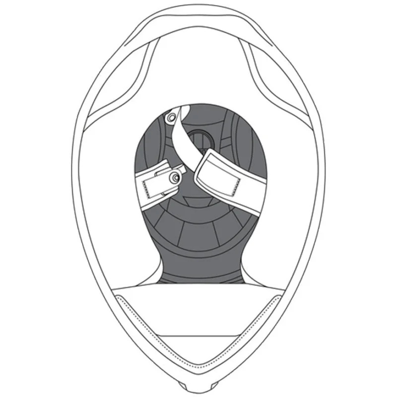 Agv Crown Pad Inner Headset for K1 Helmet; K1 S - Size 2XL Prezzo Conveniente