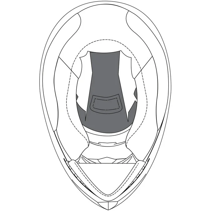 Consegna Rapida Agv Crown Pad Internal Headset for K3 SV Helmet Size XXL