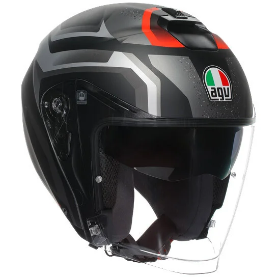 AGV IRIDES ZURIGO Jet Motorcycle Helmet Matt Black Grey Compra Online
