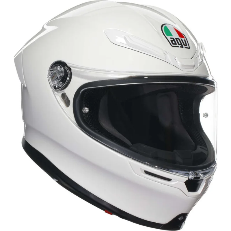 AGV K6 S Full Face Motorcycle Helmet White Saldi