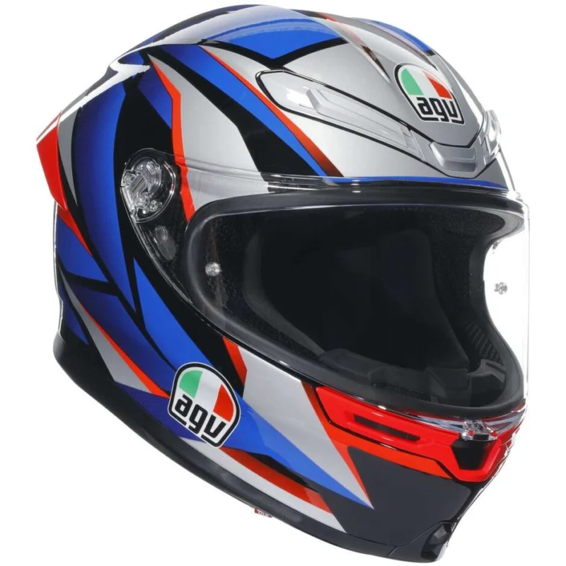 Ultimissimo Modello Agv K6 S SLASHCUT Touring Integral Motorcycle Helmet Black Blue Red