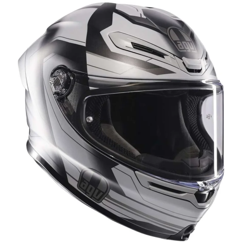 Quantità Limitata AGV K6 S ULTRASONIC Full Face Touring Fiberglass Motorcycle Helmet Matt Black Grey