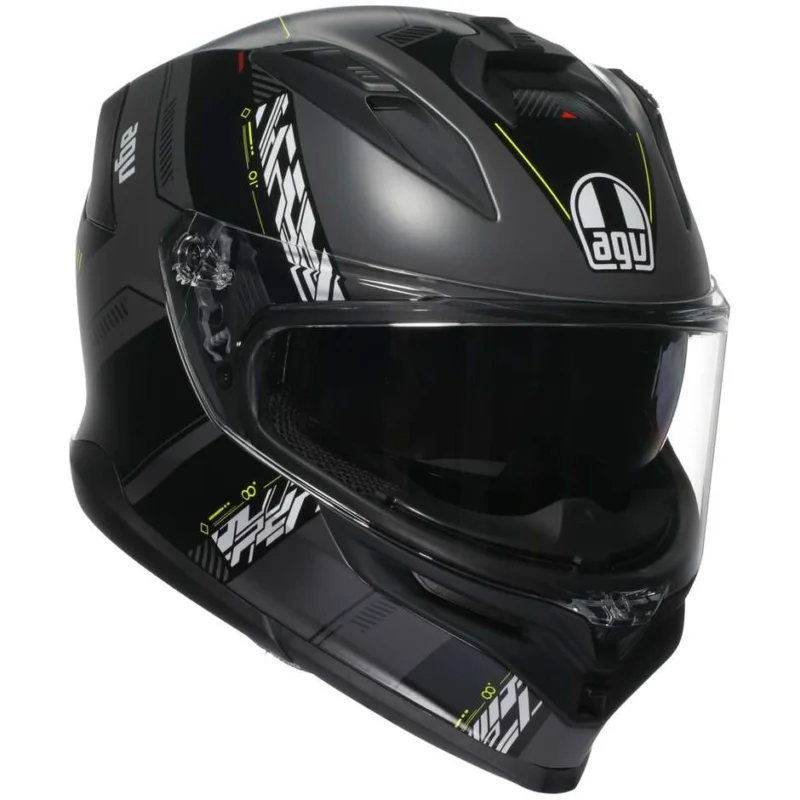 Prezzo Di Fabbrica Agv K7 KYBER Full Face Motorcycle Helmet Matt Grey Fluorescent Yellow