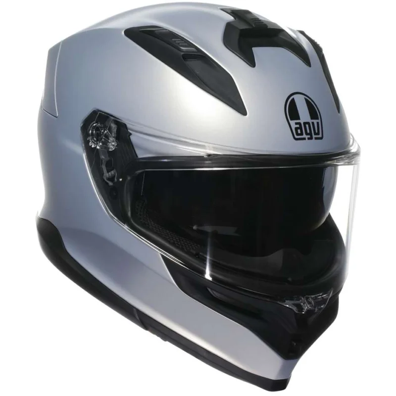 AGV K7 MONO Full Face Motorcycle Helmet, Matte Prisma Silver Spedito Oggi