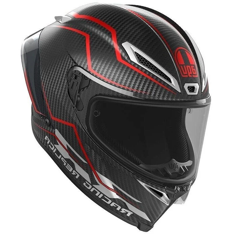 Agv PISTA GP RR PERFORMANTE Full Face Motorcycle Helmet Carbon Red Pagamento Sicuro