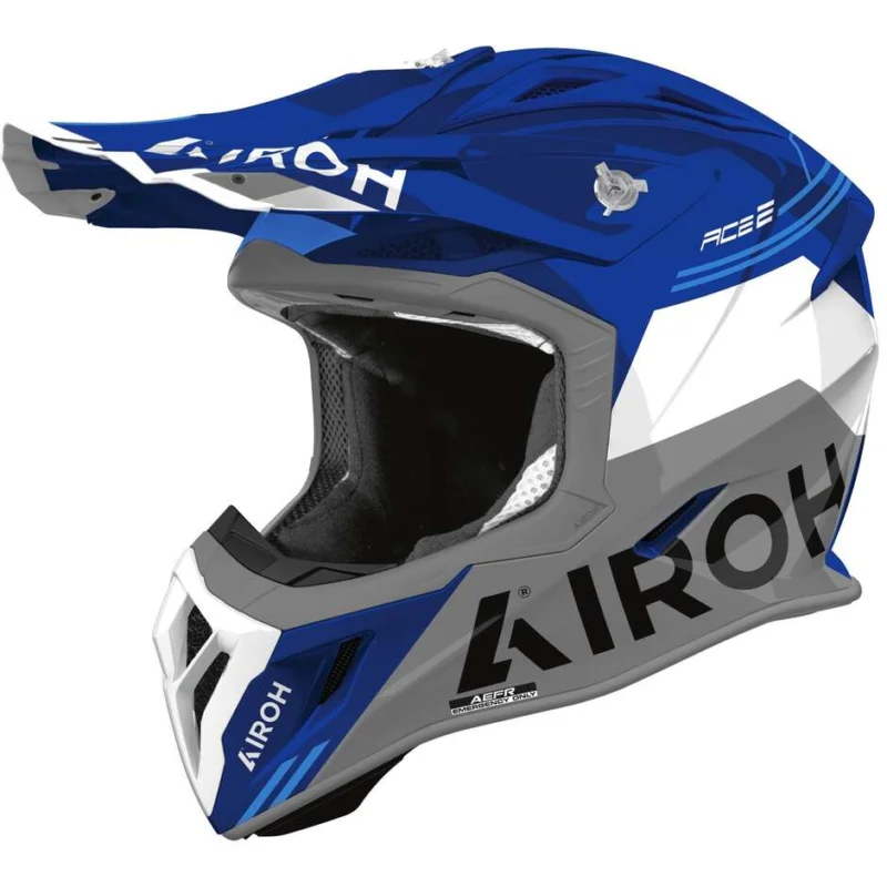 Acquista Ora Airoh AVIATOR ACE 2 FURY Motocross Enduro Helmet Gloss Blue