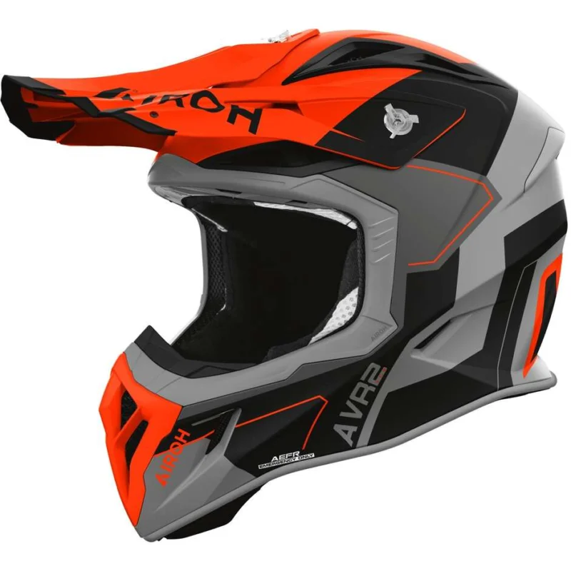 Compra Oggi Stesso Airoh AVIATOR ACE 2 SHIELD Motocross Enduro Helmet, Matte Orange