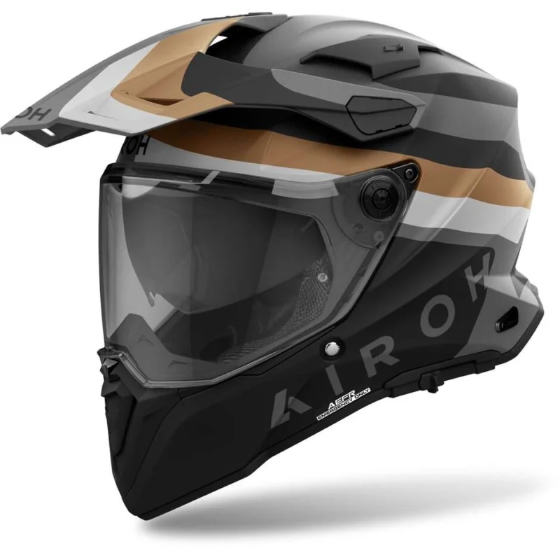 Airoh COMMANDER 2 DOOM Adventure Motorcycle Helmet Glossy Black Ordina Subito
