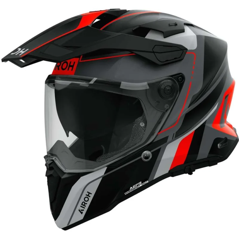 Subito Disponibile Airoh COMMANDER 2 SKIP Adventure Motorcycle Helmet Matt Orange