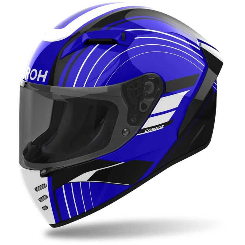 Super Prezzo Airoh CONNOR ACHIEVE Full Face Motorcycle Helmet Glossy Blue