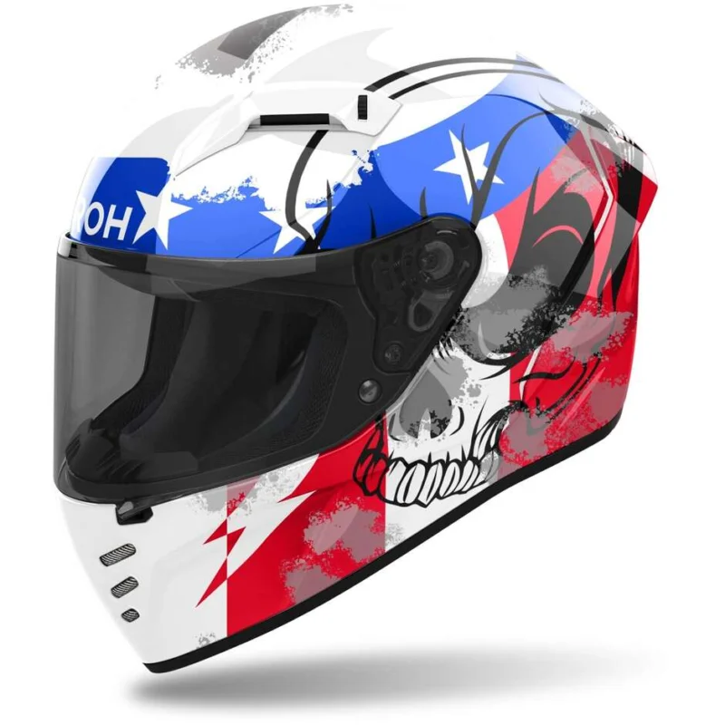 Airoh CONNOR NATION Glossy Full Face Motorcycle Helmet Solo Oggi