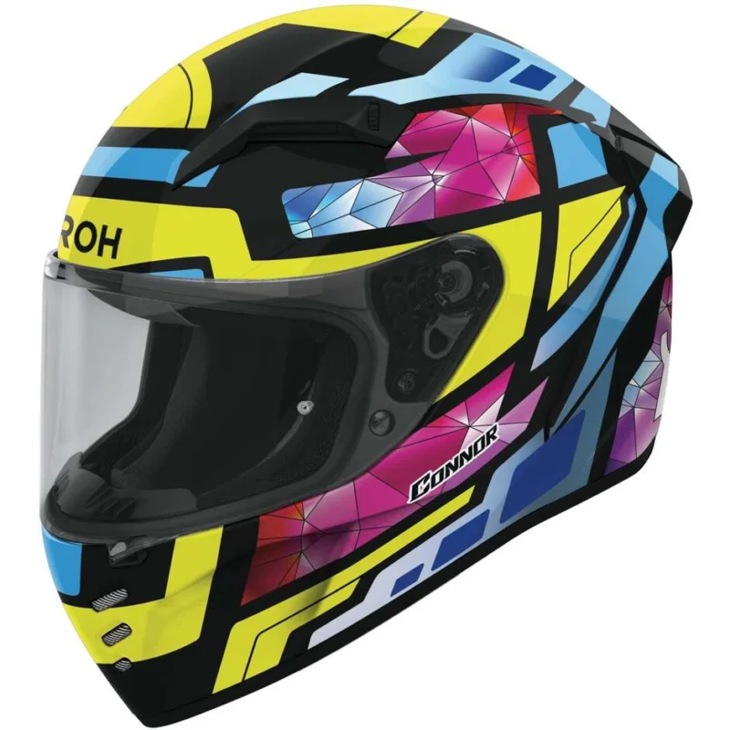 Airoh CONNOR STELLAR Full Face Motorcycle Helmet, Glossy Economico