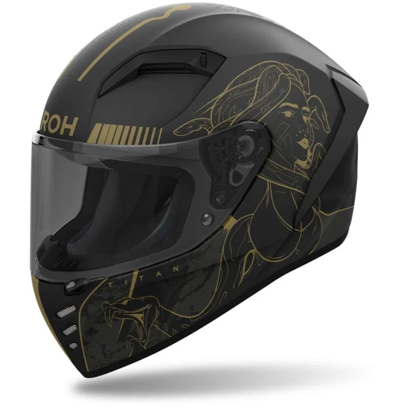 Airoh CONNOR TITAN Matt Full Face Motorcycle Helmet Offerta Speciale