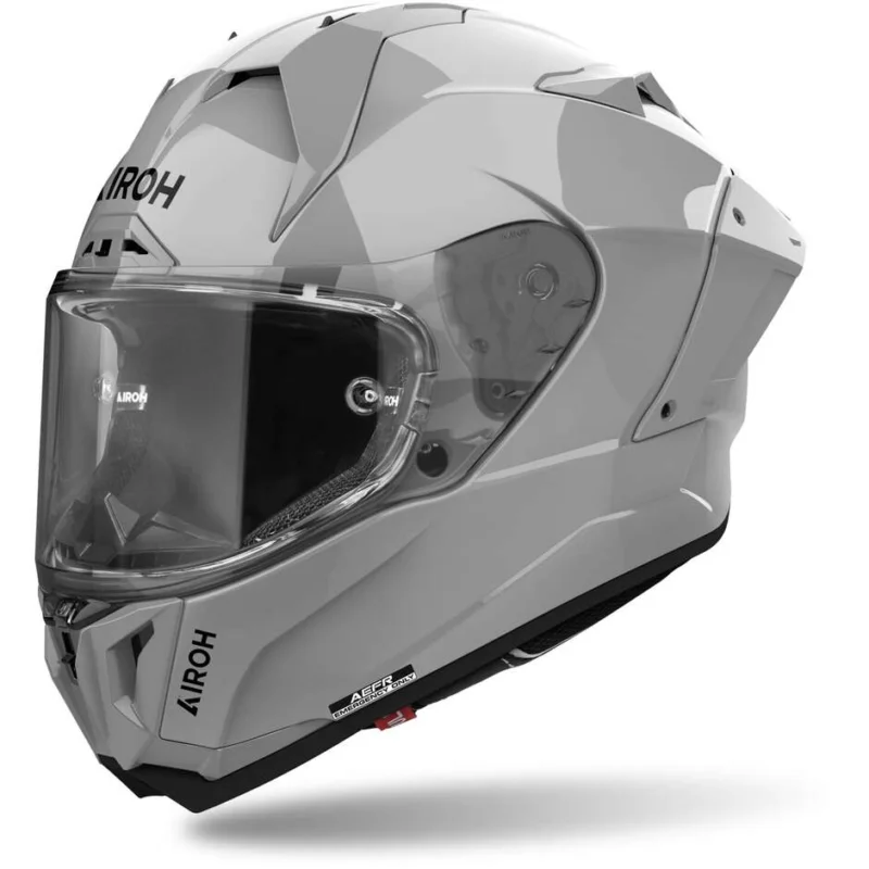 Esclusivo Airoh GP 800 COLOR Full Face Motorcycle Helmet Glossy Cement Grey