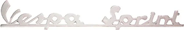 Offerta Limitata 142720300 - Targhetta posteriore Piaggio Vespa Sprint 90663