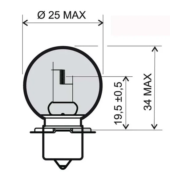 246510295 - Lampadina bianca 12V 15W p26s Saldi