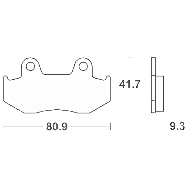 Più Venduto 6561250 - SERIE PASTIGLIE FRENO 125 HF (ORGANICA)NHX Lead1102008-2011 NES Chiocciola 1252000-2006