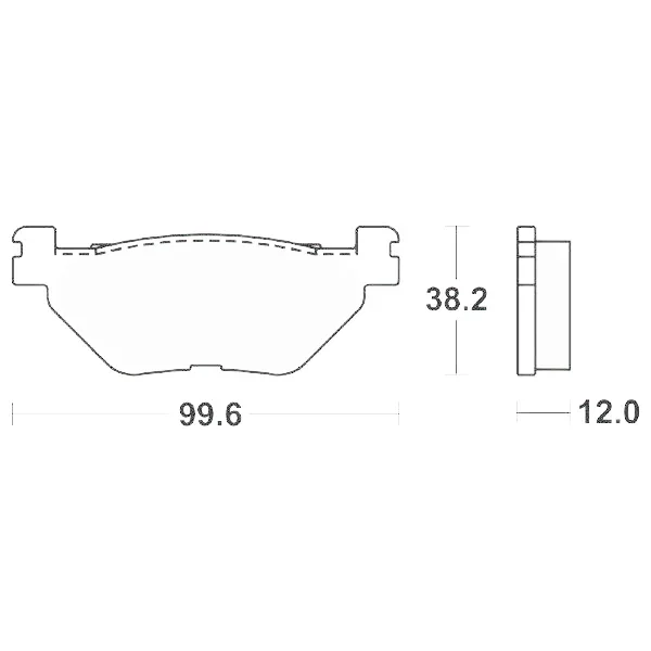 6561690 - CP.PASTIGLIE FRENO POST.YAMAHA XP500TMAX Acquista Ora