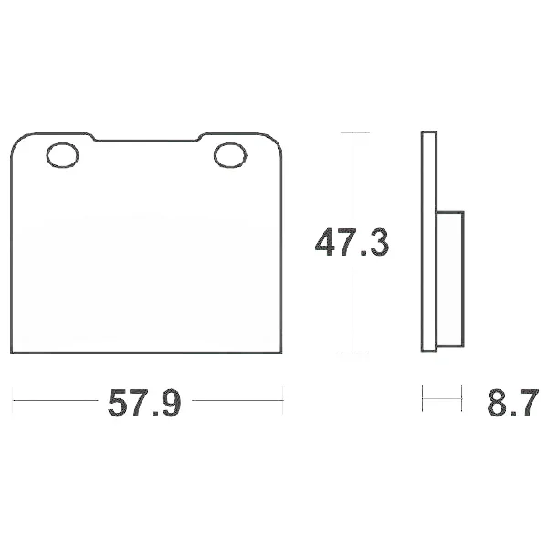 Consegna Rapida 6565780 - SERIE PASTIGLIE FRENO SBS 578 HF (ORGANICA)RG 250CC DAL 1984>1987