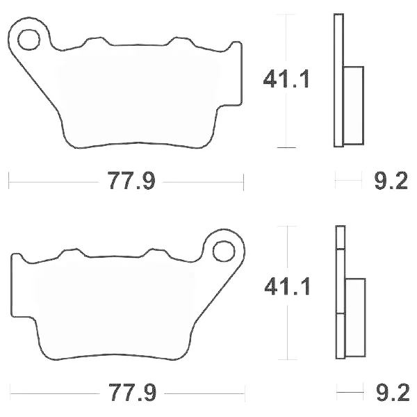 Più Venduto 6566750 - SERIE PASTIGLIE FRENO 657HF
