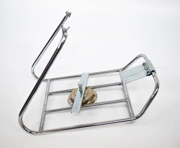 036F - PORTAPACCHI POSTERIORE CON PORTARUOTA DI SCORTA ORIZZONTALE LAMBRETTA LI 125-150 III SERIE Spedizione Gratuita