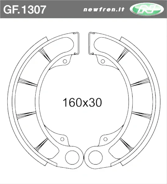 GF1307 - GANASCE FRENO POST. HONDA PANTHEON 125 Compra Oggi Stesso